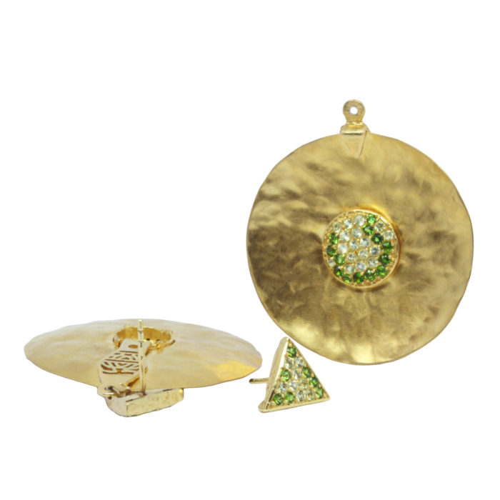 Polar Earrings - Boule with Triad - Image 4