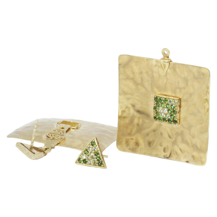 Polar Earrings- Quadrum with Triad - Image 2
