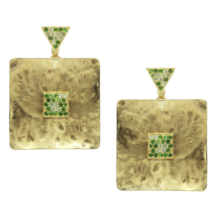 Polar Earrings- Quadrum with Triad